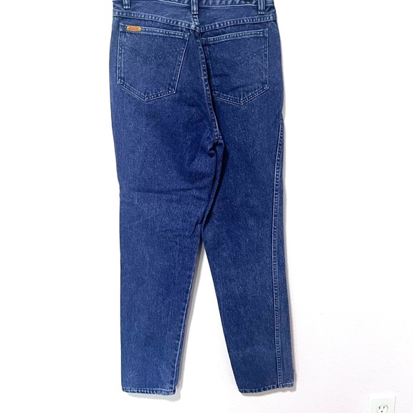 VINTAGE Jordache Blue Relaxed Fit Jeans with ultra High Waist 8 - Picture 3 of 7